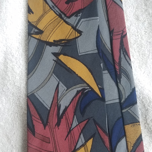 Secours 100% Silk Necktie / Suit Tie - Picture 3 of 10